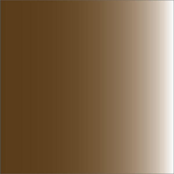 Brown iron oxide powdered pigment - gradient scale of lightness